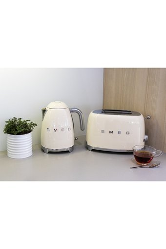 Smeg 2'li Elektronik Çeyiz Seti Krem