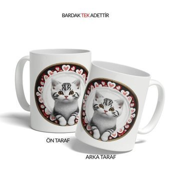Kreatif Kupa Sevimli Kedi Kupası - Her Gününüze Tat Katacak