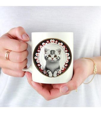 Kreatif Kupa Sevimli Kedi Kupası - Her Gününüze Tat Katacak