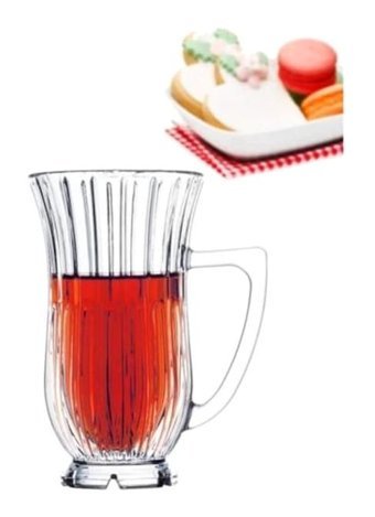 Paşabahçe 68001 Glamour Kulplu Bardak 2'Li