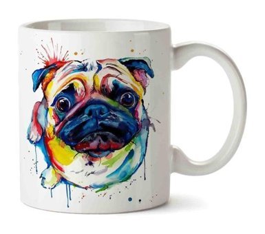 Adell Pug Köpek Çok Satılan Kupa Bardak