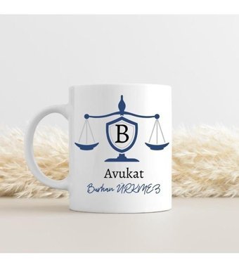 Hediye Vakti Avukatlara Özel Tasarımlı Kupa Bardak