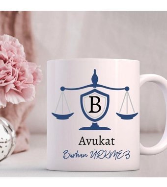 Hediye Vakti Avukatlara Özel Tasarımlı Kupa Bardak