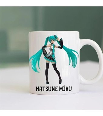 Çılgıntrend Hatsune Miku Tasarımlı Kupa Bardak