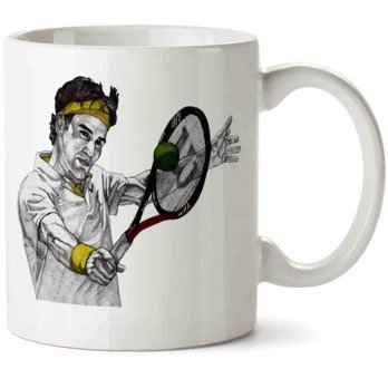 Art Hediye Tenis Roger Federer İki Tarafı Baskılı Kupa Bardak