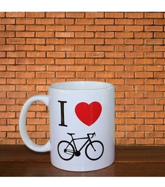 İkitekermarket Bisiklet Temalı Beyazı Kupa Bardak Mug