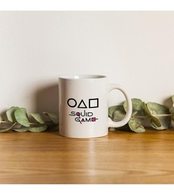Qoeuyl Boutique Squid Game Baskılı Kupa Bardak
