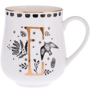 Emsan Artisan E Letter New Bone Kupa 220 ml