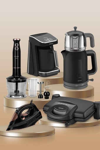 Goldmaster HomeStar 20 Parça Elektronik Çeyiz Seti Siyah