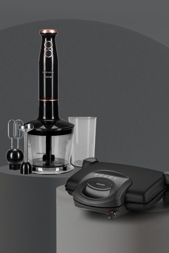 Goldmaster Fullblack 33 Parça Elektronik Çeyiz Seti Siyah