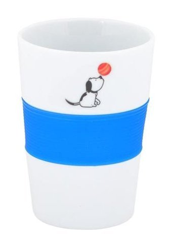 Biggshop Biggdesign Dogs Seramik Mug Silikon Bantlı