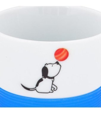 Biggshop Biggdesign Dogs Seramik Mug Silikon Bantlı