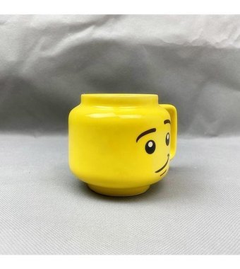 Jzcat Minifigure Sevimli Gülümseyen Seramik Kupa-Sarı