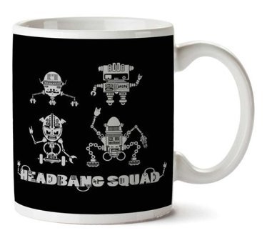 Art Hediye Headbang Squad İki Tarafı Baskılı Kupa Bardak