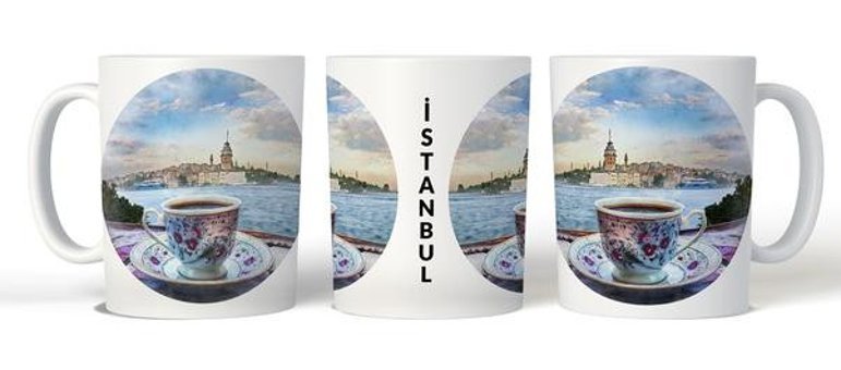 Kreatif Kupa Kişiye Özel İstanbul Kupa Bardak