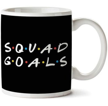 Art Hediye Friends Squad Goals İki Tarafı Baskılı Kupa Bardak