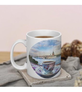 Kreatif Kupa Kişiye Özel İstanbul Kupa Bardak