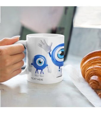 Kreatif Kupa Kişiye Özel Nazar Boncuğu Kupa