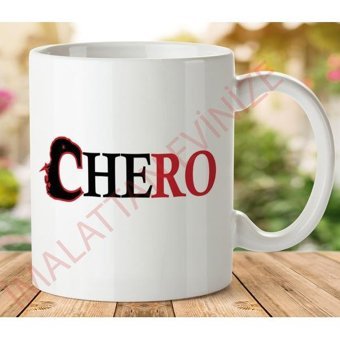 Art Hediye 1-109 Chero İki Tarafı Baskılı Kupa Bardak