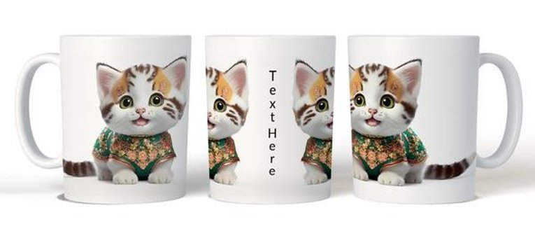 Kreatif Kupa Kedili Bardak, Kedi Severler İçin Özel Tasarım