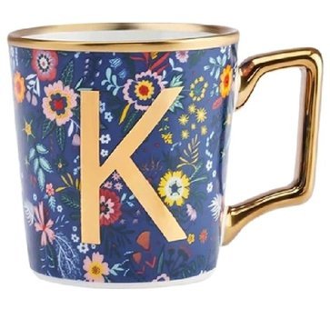 Karaca Flower K Harfli Kupa 350 ml