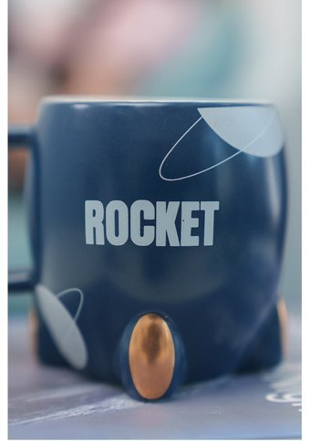 Luckystar Roket Seramik Kupa Tron-Mavi