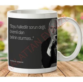 Art Hediye Kp454 İki Tarafı Baskılı Kupa Bardak