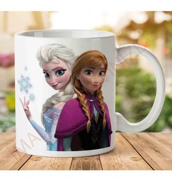 Art Hediye Frozen-Png-File İki Tarafı Baskılı Kupa Bardak