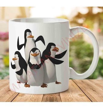 Art Hediye A2495 Penguen İki Tarafı Baskılı Kupa Bardak