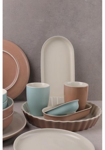 Kütahya Porselen Soft Mug Bardak Somon