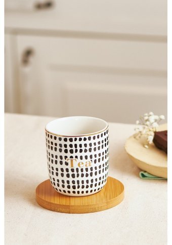 Emsan Tinytea 2 Parça New Bone Kupa Seti 200 ml Siyah