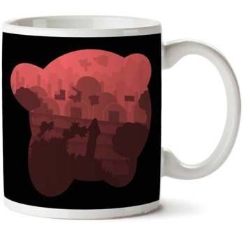 Art Hediye Kirby Silhouette İki Tarafı Baskılı Kupa Bardak