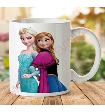 Art Hediye Frozen-Png-Picture İki Tarafı Baskılı Kupa Bardak
