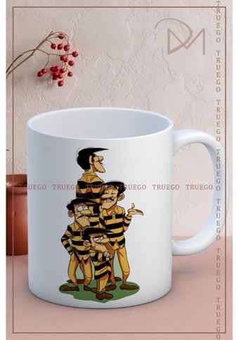 Truego Kupa Bardak Seramik Mug - Daltonlar
