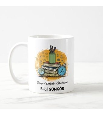 Genç Box Sosyal Bilgiler Öğretmeni - İsme Özel Kupa Bardak