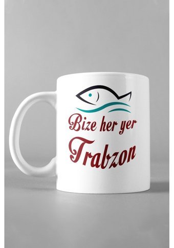 Hediyexpres Bize Her Yer Trabzon Tasarımlı Kupa Bardak