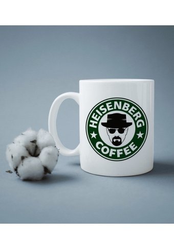Baskıbazar Breaking Bad Baskılı Kupa Bardak Çift Taraflı
