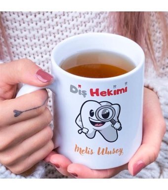 Hediye Vakti Diş Hekimine Özel Kupa Bardak