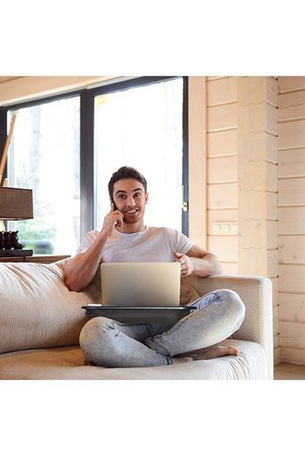 Relaxdays Plastik Taşınabilir Laptop Standı