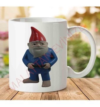 Art Hediye Gnome İki Tarafı Baskılı Kupa Bardak