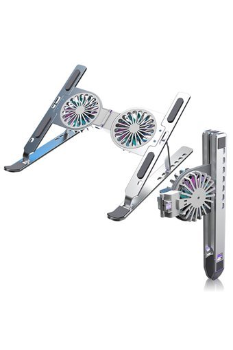 Junglee Katlanabilir Alüminyum Dikey Ayarlanabilir Soğutuculu Taşınabilir Ayaklı Hareketli Laptop Standı