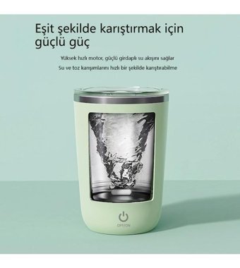 Oloey Otomatik Karıştırmalı Taşınabilir Kahve Kupa Kupa1