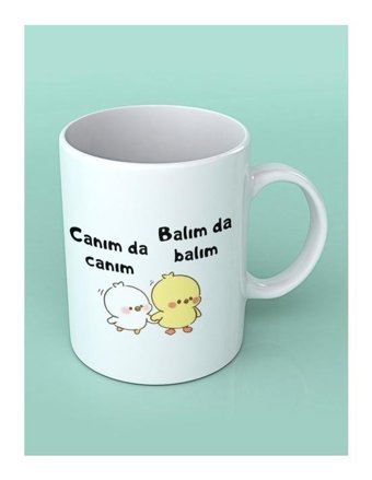 Akka Gift Canımda Canım Balımda Balım Baskılı Kupa Bardak