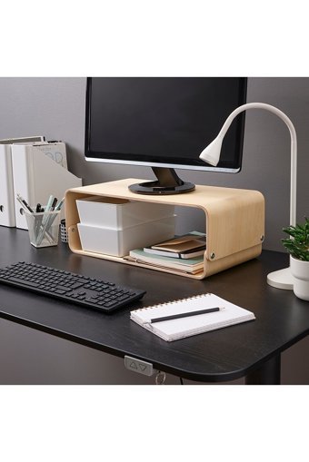 Ikea Vattenkar Ahşap Ayarlanabilir Taşınabilir Ayaklı Hareketli Laptop Standı