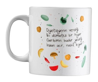 Kütahya Porselen 4 Parça Diyet Kupaları