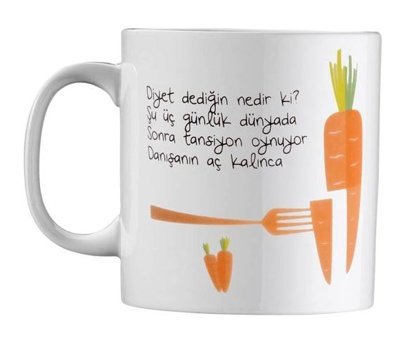 Kütahya Porselen 4 Parça Diyet Kupaları
