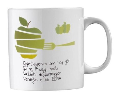 Kütahya Porselen 4 Parça Diyet Kupaları