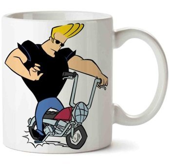 Art Hediye Johnny Bravo 5 İki Tarafı Baskılı Kupa Bardak