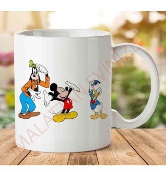 Art Hediye A2412 Goofy İki Tarafı Baskılı Kupa Bardak