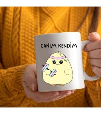 Çılgıntrend Canım Kendim Tasarımlı Kupa Bardak